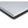 Nexel 30 x 60 in. Plastic Safety Edge Bench Top- Gray BTP630S